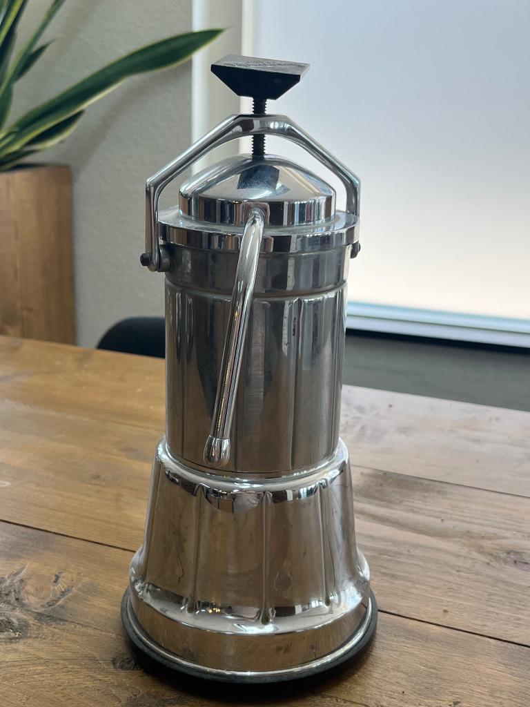 Vintage Supermoka Paris Electric Coffee Maker 350 Watt, Stoompijpje, Koffiemachine, Gemalen koffie, Ophalen of Verzenden