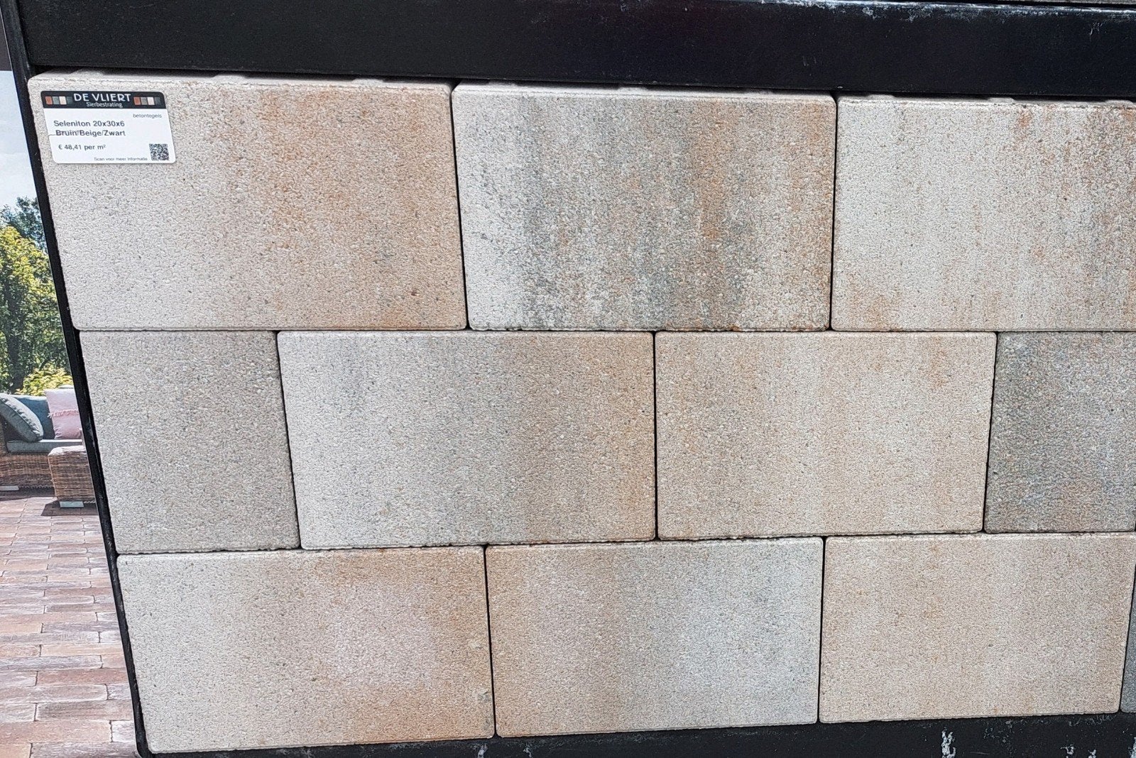 Nieuwe Redsun betonnen terrastegels 7,5m2, Tuin en Terras, Tegels en Klinkers, Ophalen, Nieuw, 5 tot 10 m², Beton