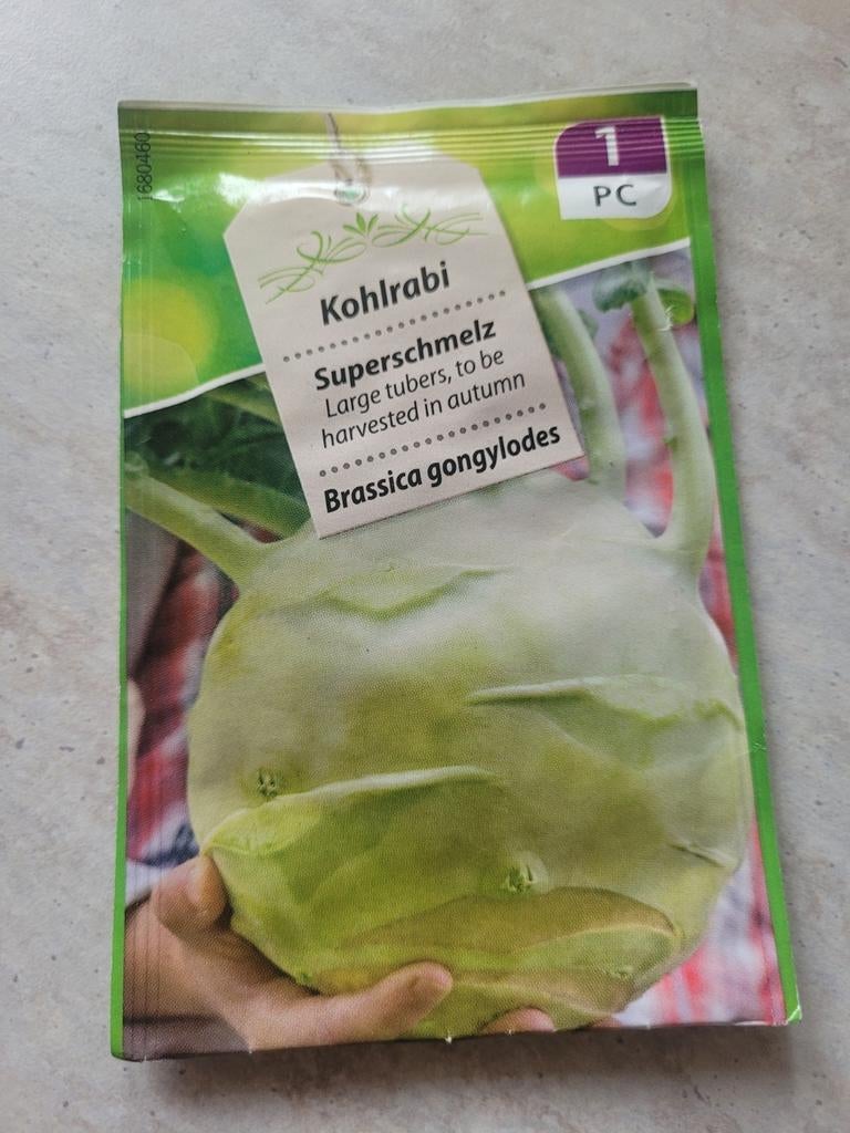 Koolrabi zaden, Ophalen