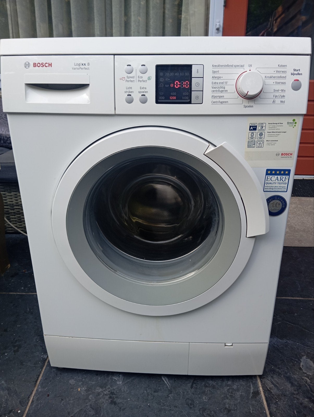 Wasmachine Logixx 8 kilo 1400, 1200 tot 1600 toeren, 8 tot 10 kg, Ophalen of Verzenden, Zo goed als nieuw