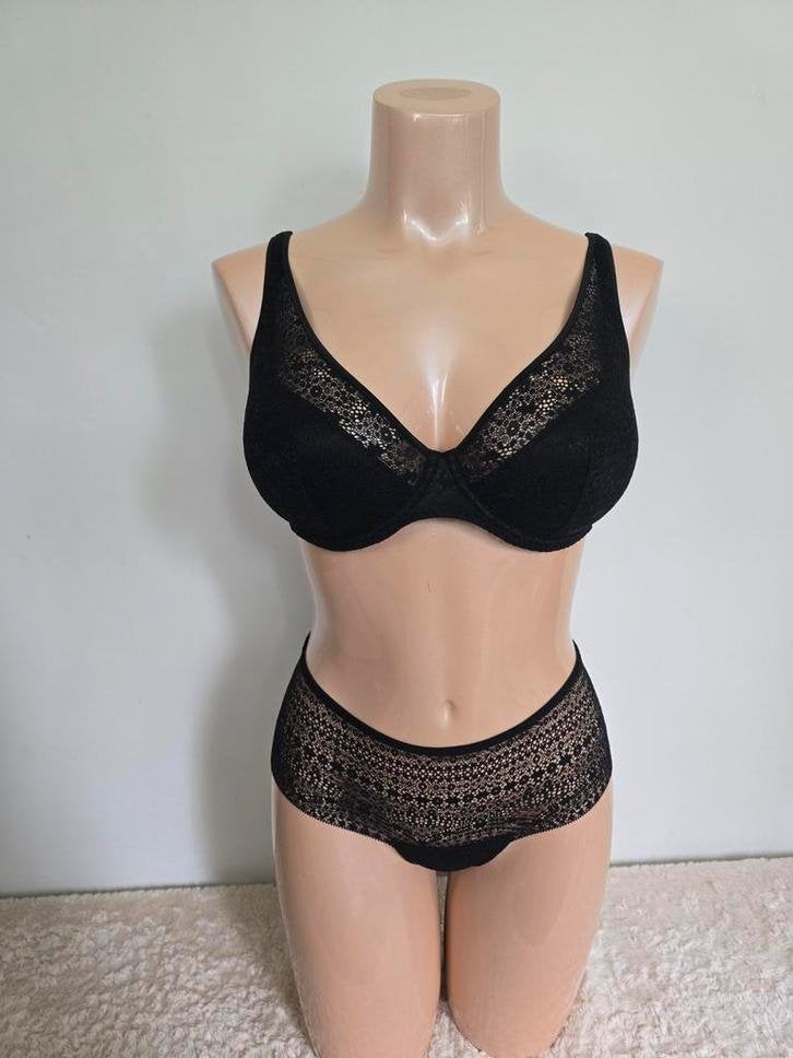 Nieuw prima donna eprius Plunge bh 80e hipster 38, ., Zwart, Ophalen of Verzenden, BH