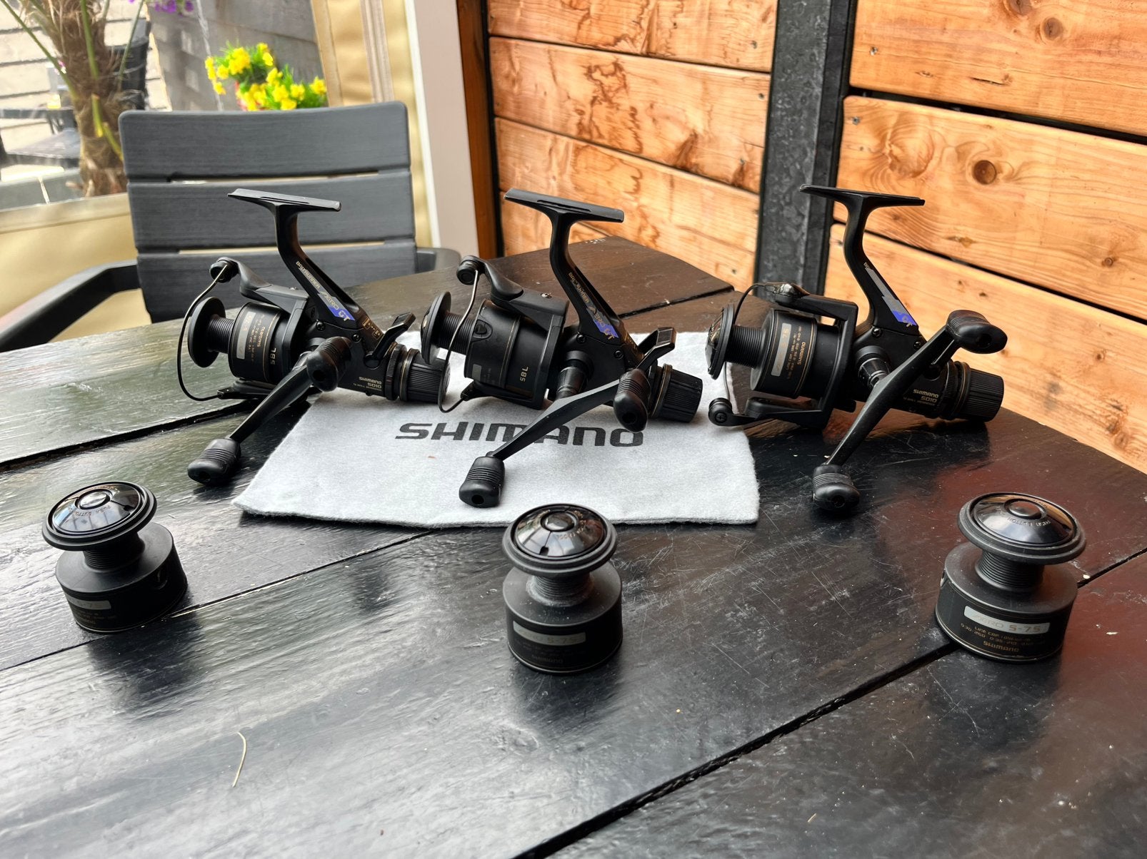 Shimano baitrunner aero gt 5010 3 x, Ophalen, Zo goed als nieuw, Molen