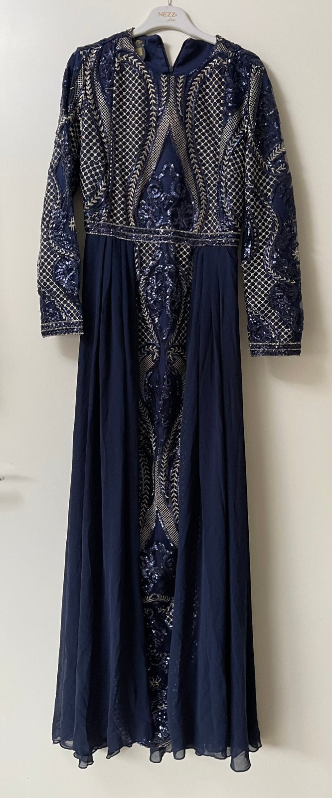 Nieuwe avondjurk, Blauw, Maat 42/44 (L), Nieuw, Ophalen of Verzenden