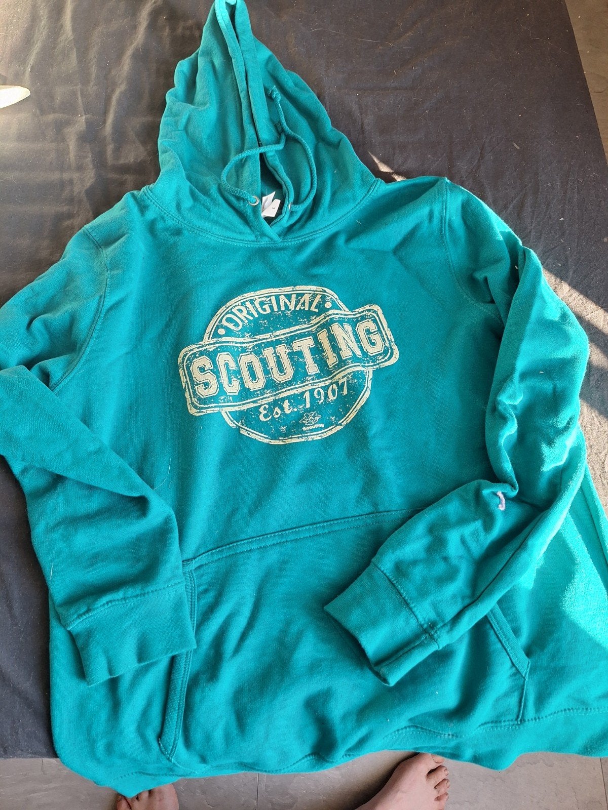 Scouting Hoodie - Groen en Zwart, Ophalen of Verzenden