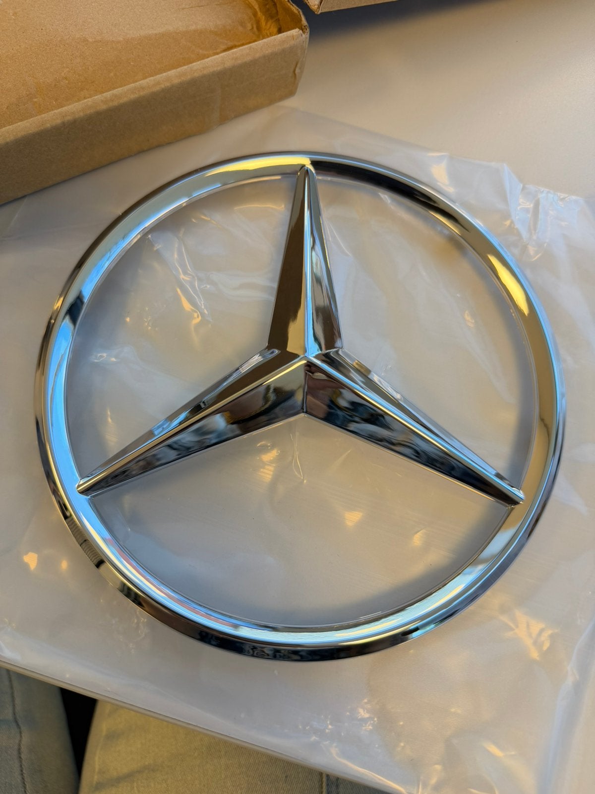 Mercedes Grill Ster logo Embleem 18,5cm W205 W212 CLA GLA, Ophalen of Verzenden, H, H, H