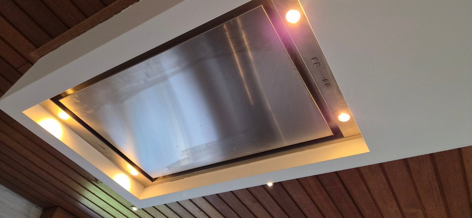 Novy PURE'LINE Compact plafond unit 90 cm afzuigkap, Gebruikt, Overige typen, Ophalen of Verzenden, Motor