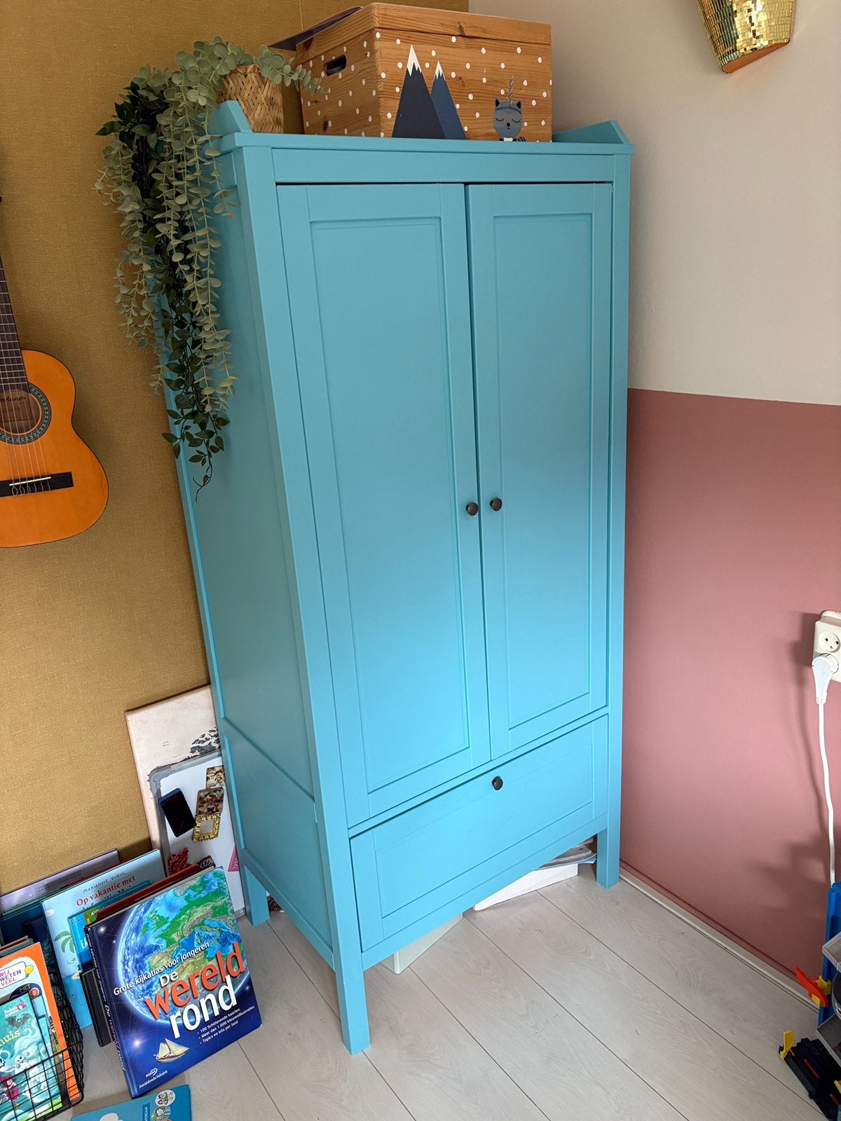 SUNDVIK kledingkast kinderkamer, Ophalen, Kast, 50 tot 70 cm, 105 cm of meer