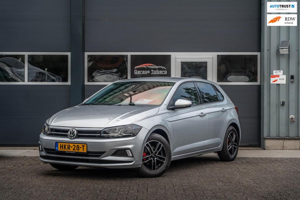 Volkswagen Polo 1.0 MPI Comfortline PDC NAVI AIRCO CAR PLAY, Auto's, Voorwielaandrijving, Stof, Gebruikt, Zwart