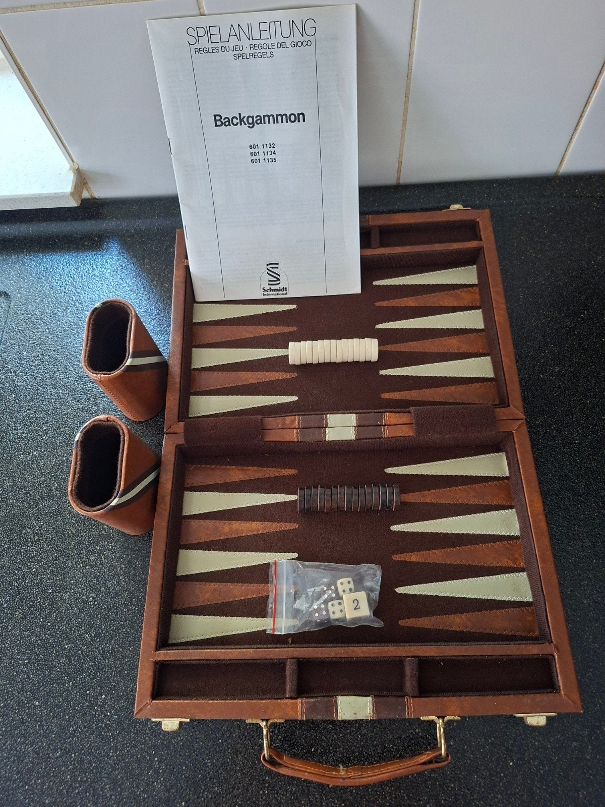 Backgammon, Hobby en Vrije tijd, Ophalen, Gebruikt