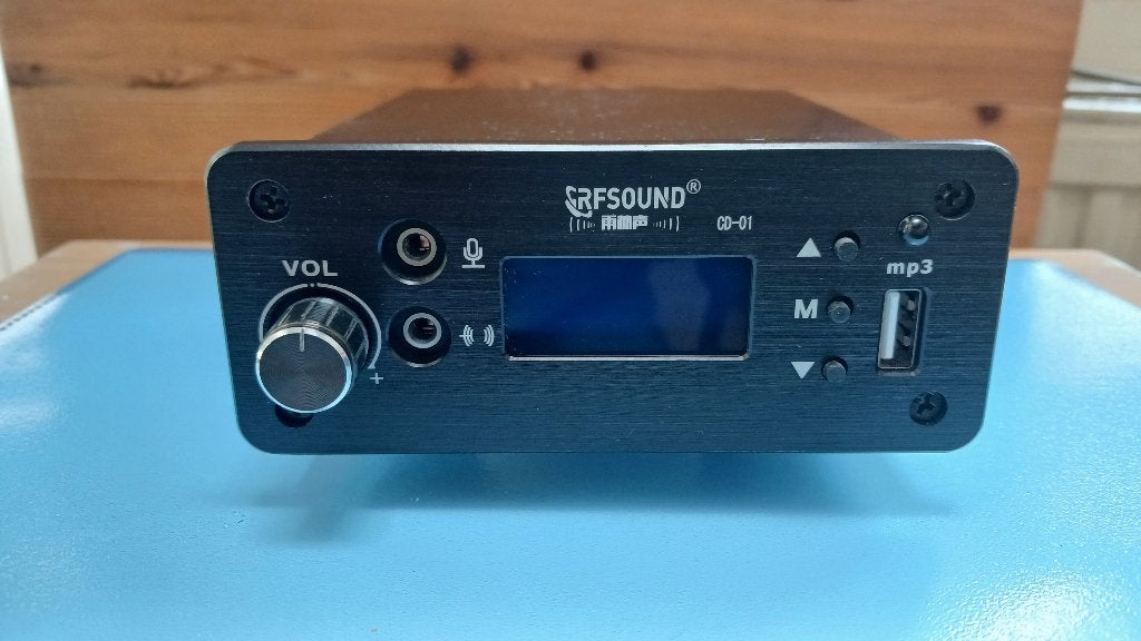Regelbare FM-radio zender, 3 en 3,5 m., Ophalen of Verzenden, Zo goed als nieuw, Zender