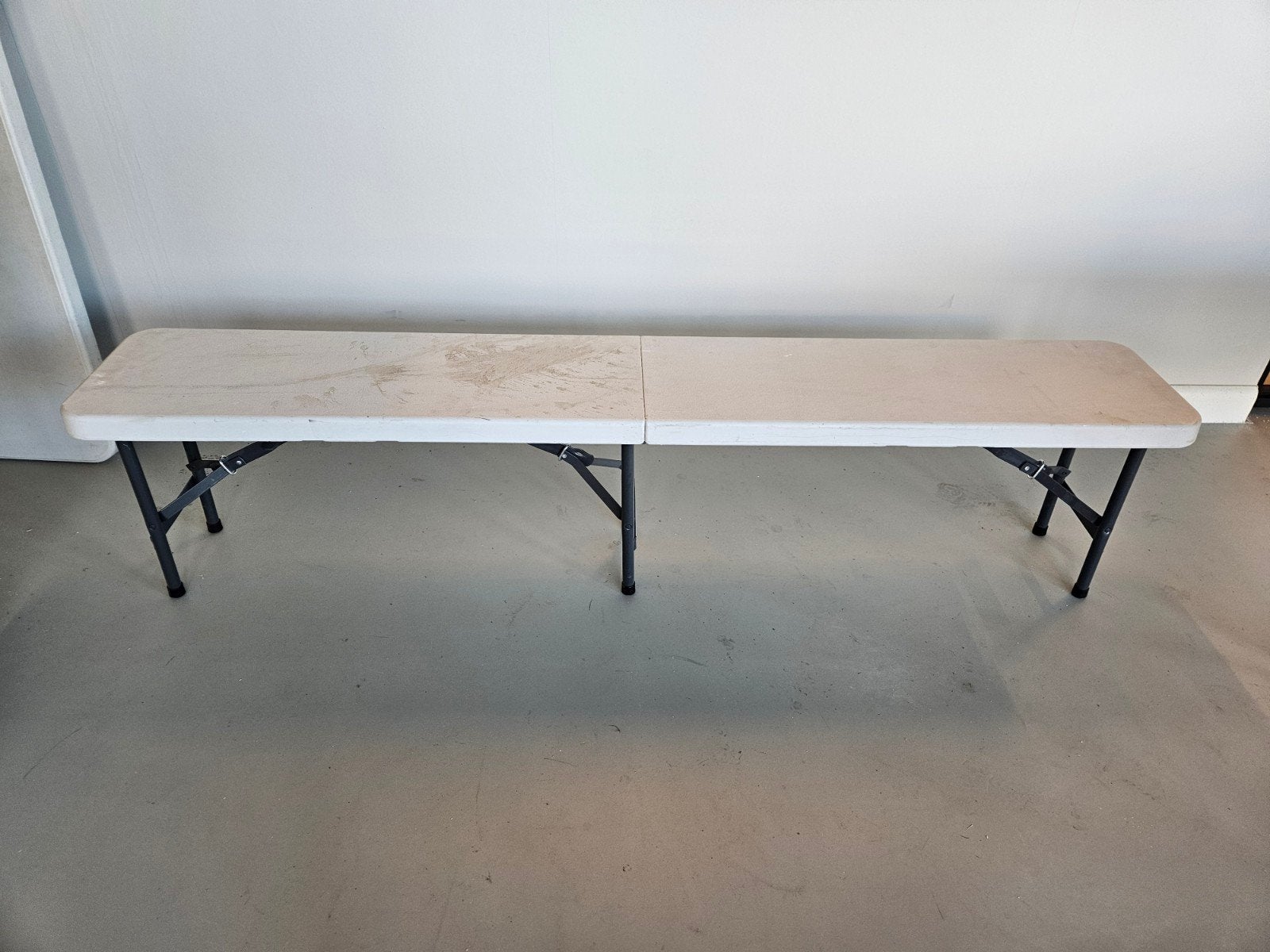 4x Inklapbare bank - Ideaal voor evenementen en feesten, Tuin en Terras, Picknicktafels, Ophalen, Overige materialen, Gebruikt
