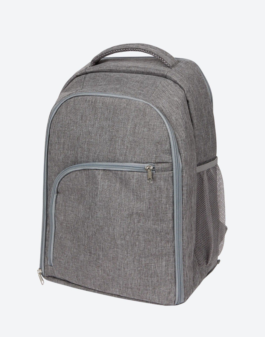 Grijze rugzak met koelvak - Ideaal voor picknick/school, 45 tot 60 cm, 25 tot 40 cm, Nieuw, Ophalen of Verzenden