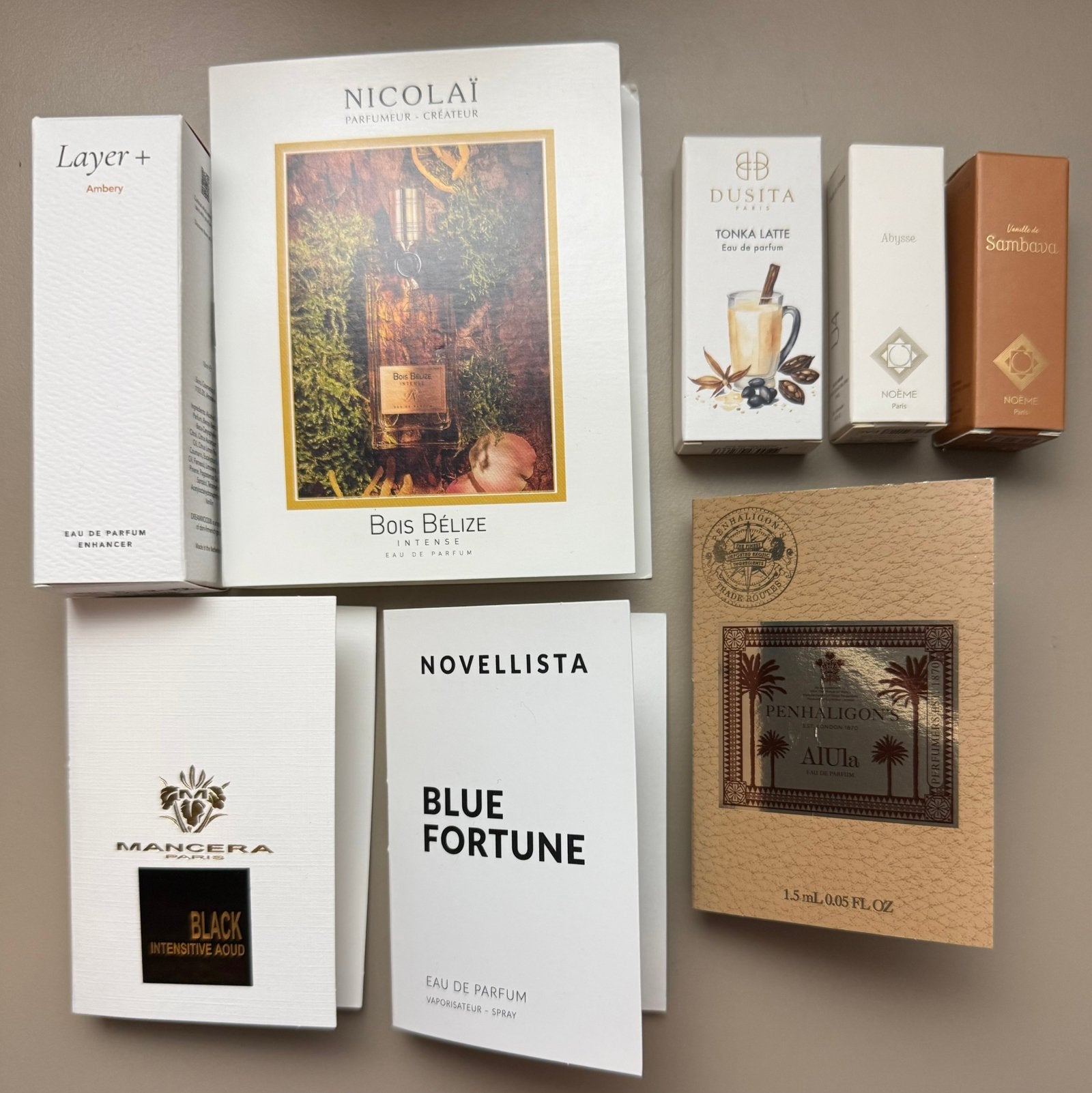Niche sample set Penhaligon’s, Nicolaï, Mancera, Noeme Paris, Ophalen of Verzenden, Nieuw