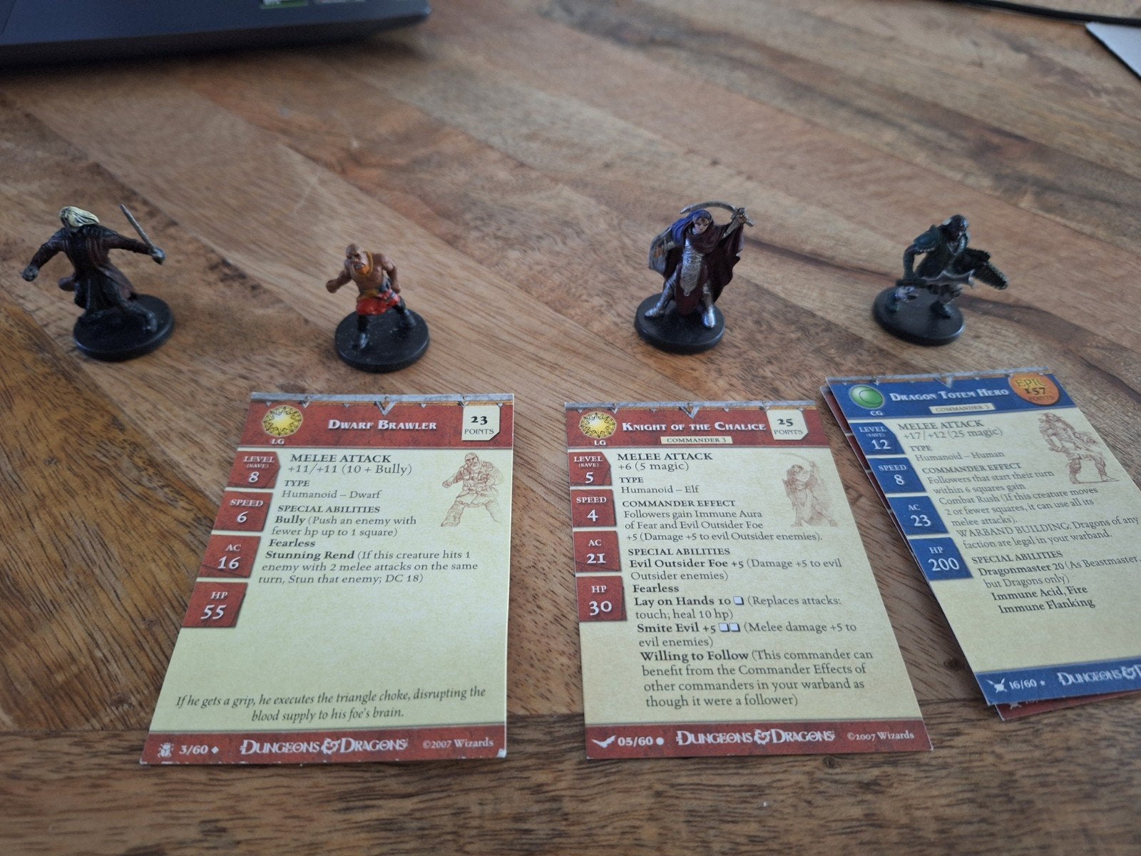 Dungeons & Dragons Miniaturen met kaarten, Ophalen of Verzenden, Gebruikt