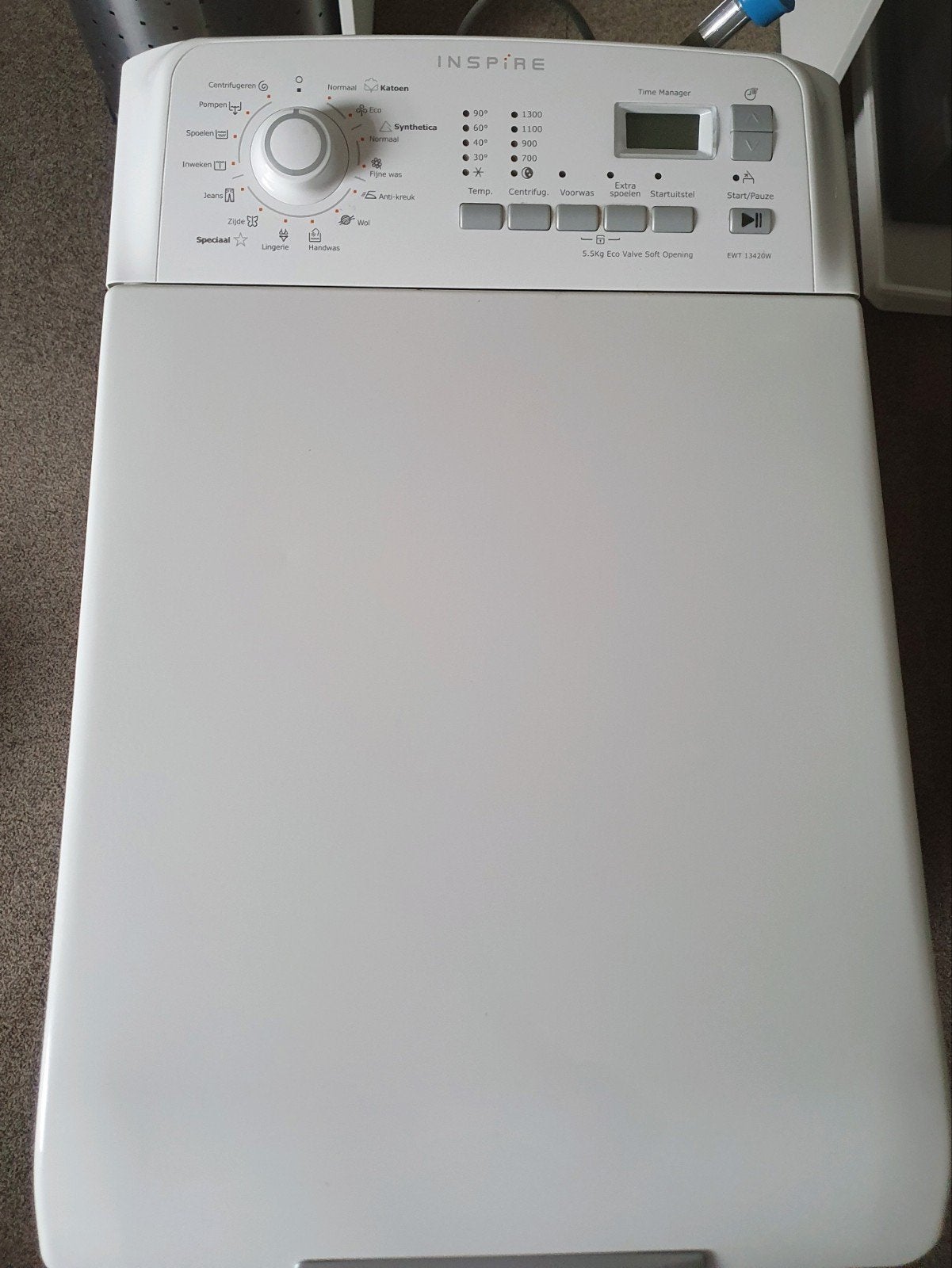 Bovenlader Wasmachine, Witgoed en Apparatuur, Ophalen, Gebruikt, Handwasprogramma, Bovenlader