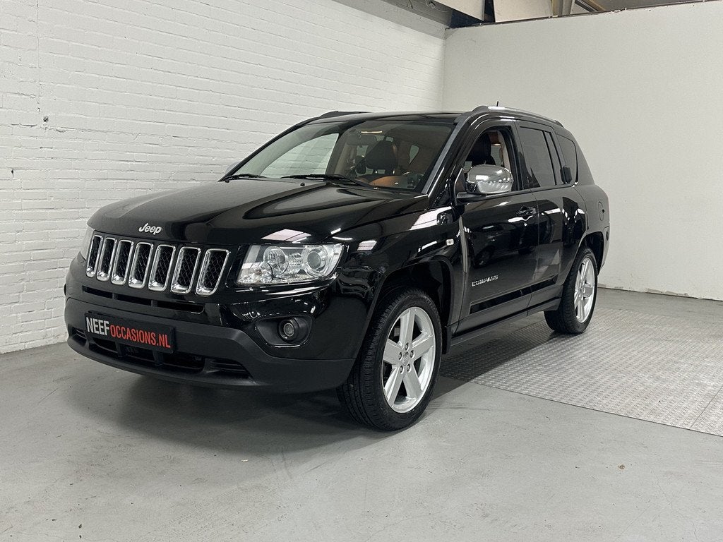 Jeep Compass 2.0 Limited AIRCO /CRUISE /LEER /LPG (bj 2012), Auto's, Jeep, 1998 cc, 450 kg, Gebruikt, Zwart
