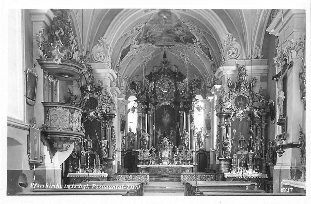 701-435-007 Ischgl Pfarrkirche, Verzenden, Voor 1920, Oostenrijk