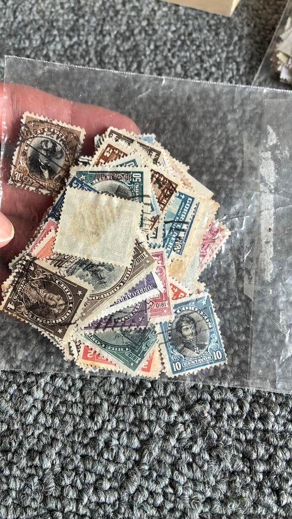 Chili zegels in zakje, Ophalen of Verzenden, Zuid-Amerika