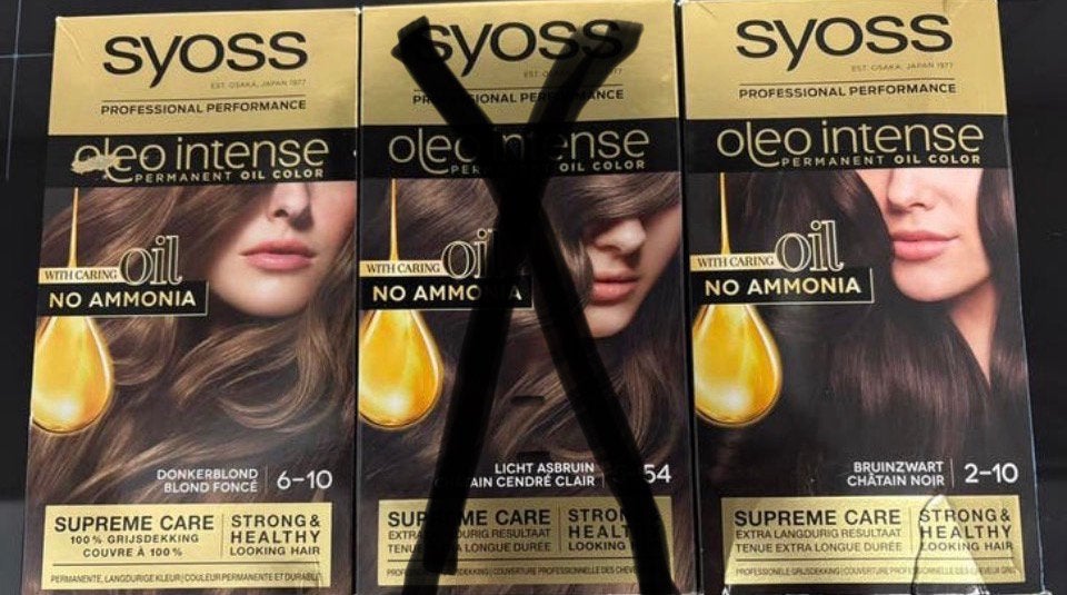 Syoss Oleo Intense Haarverf, Ophalen of Verzenden, Nieuw