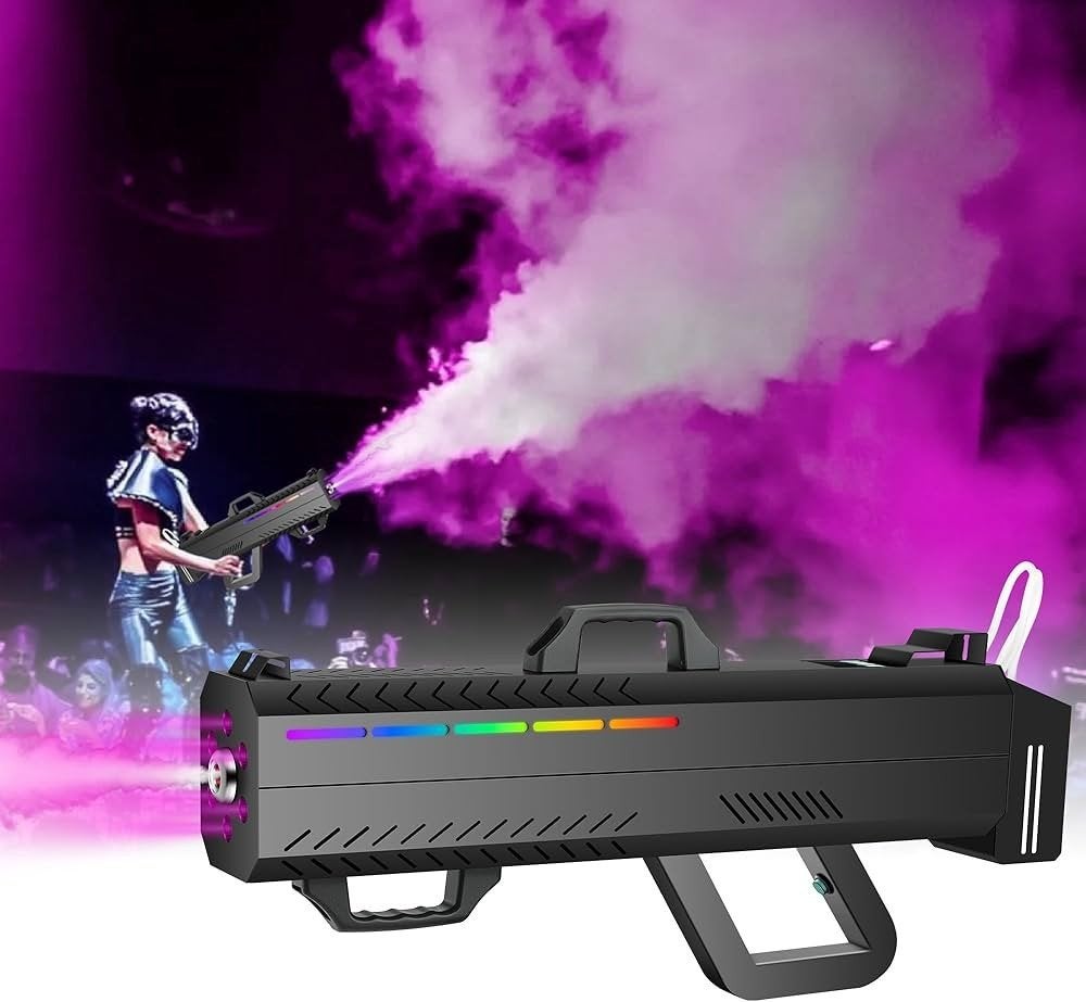 HUURPRIJS - Rook pistool met LED-verlichting voor Feesten!, Ophalen, Nieuw, Feestartikel, Overige