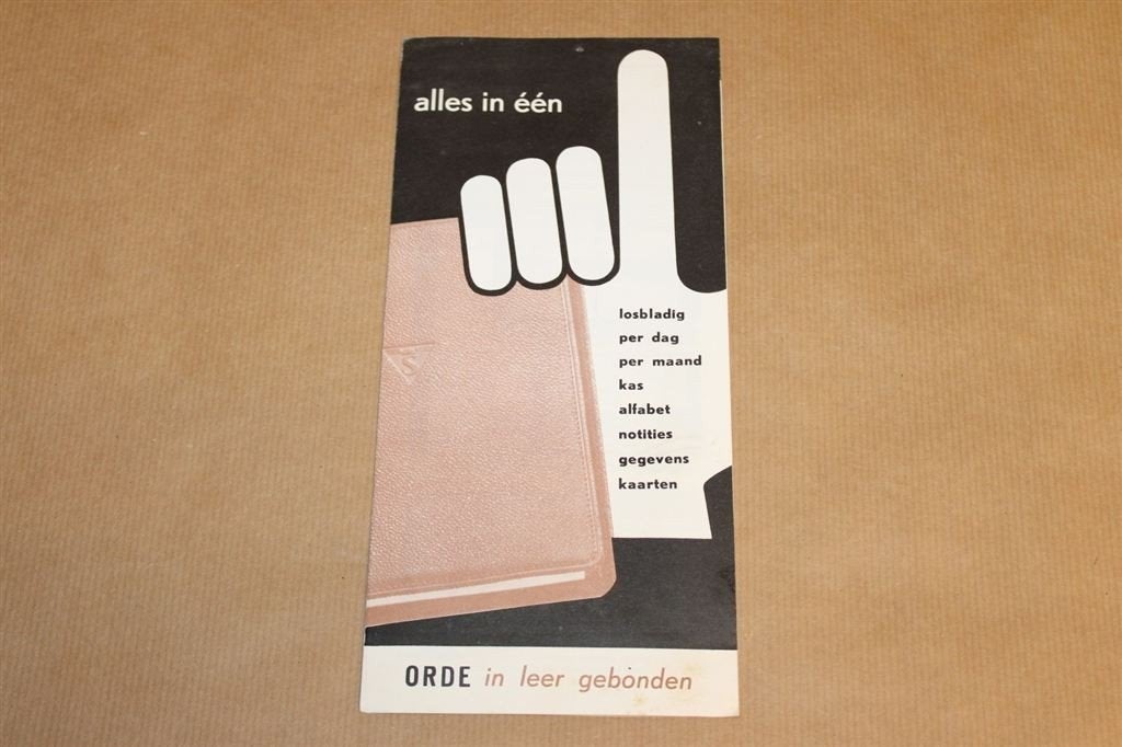 Zeldzame folder - Succes-agenda - Ca 1955, Ophalen of Verzenden, Zo goed als nieuw