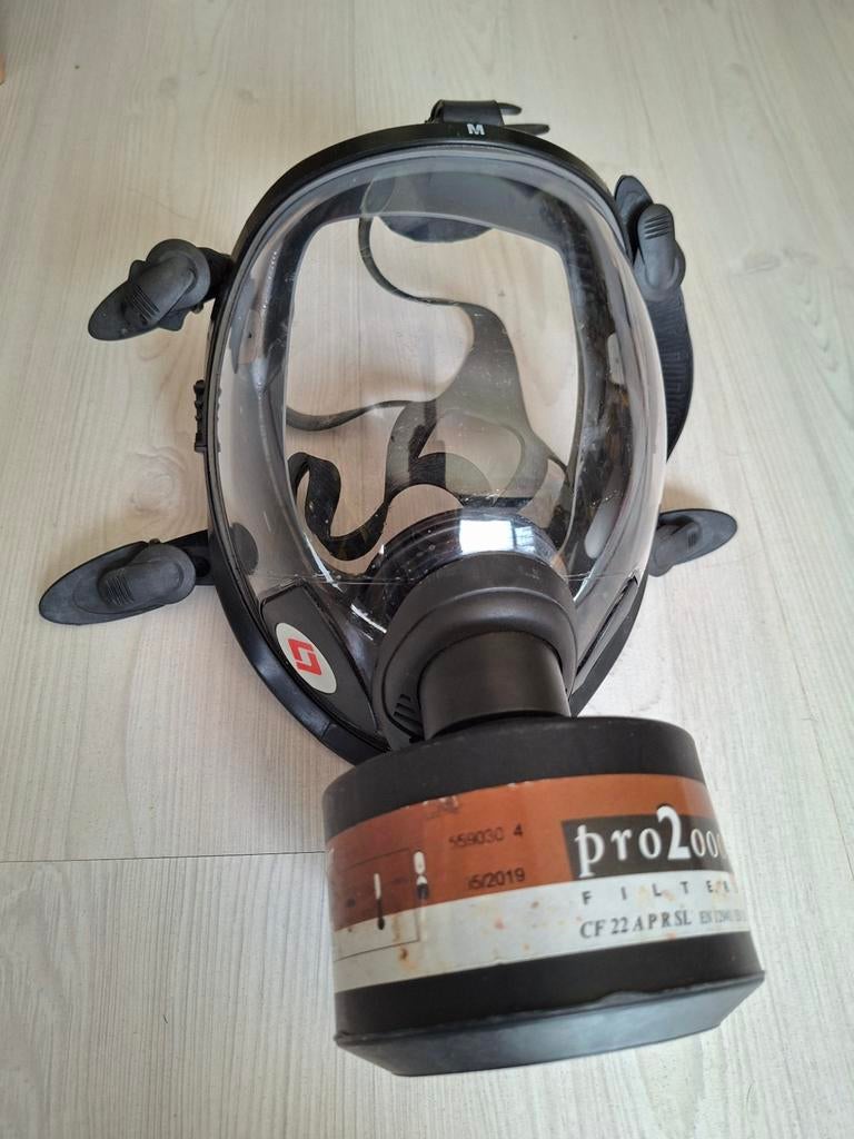 Scott gasmasker maat M, Ophalen of Verzenden, Gebruikt, Stofmaskers