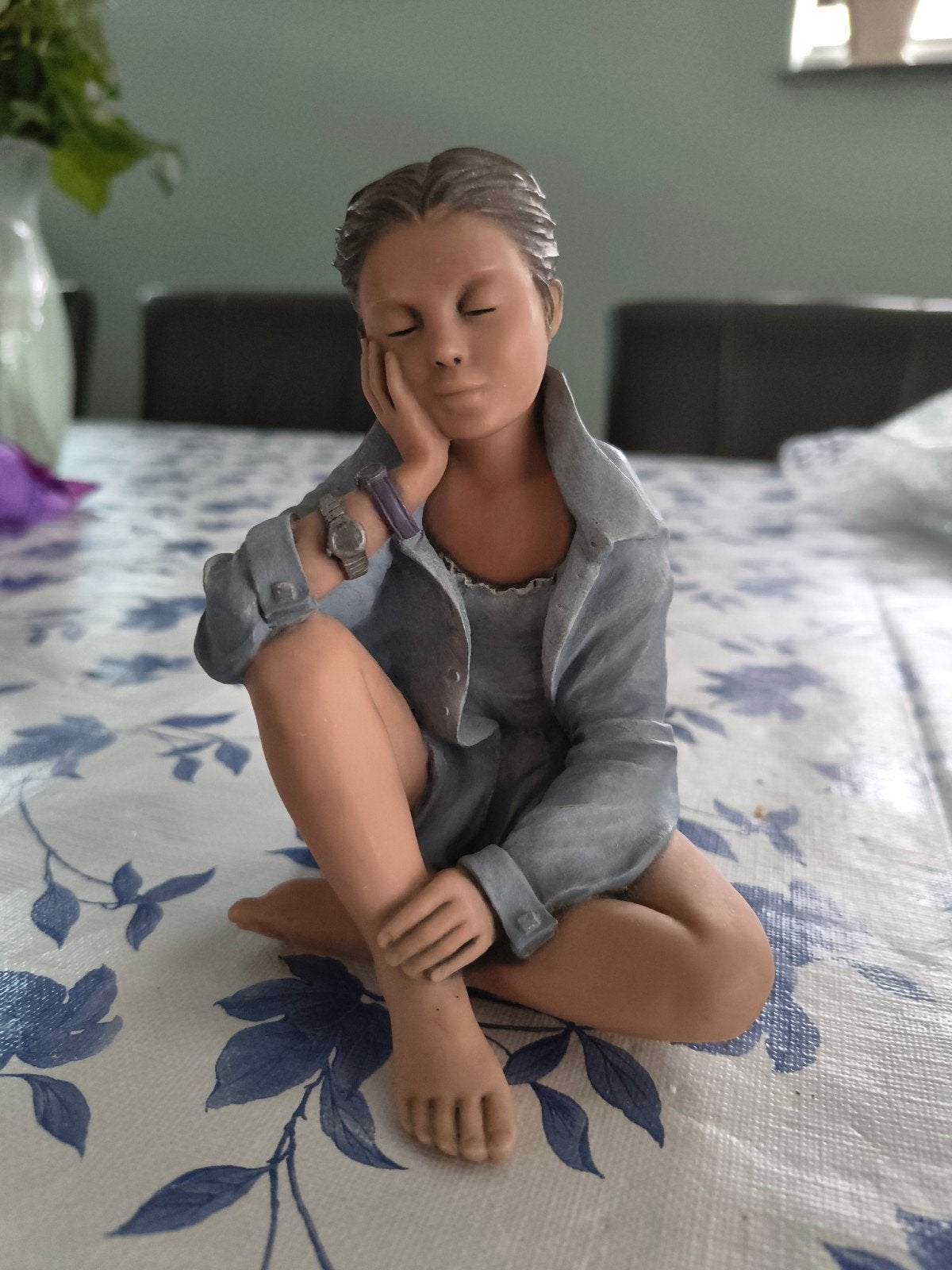 Elisa Spanje,Beeldje van slapend meisje limited edition, Ophalen of Verzenden, Zo goed als nieuw, Mens
