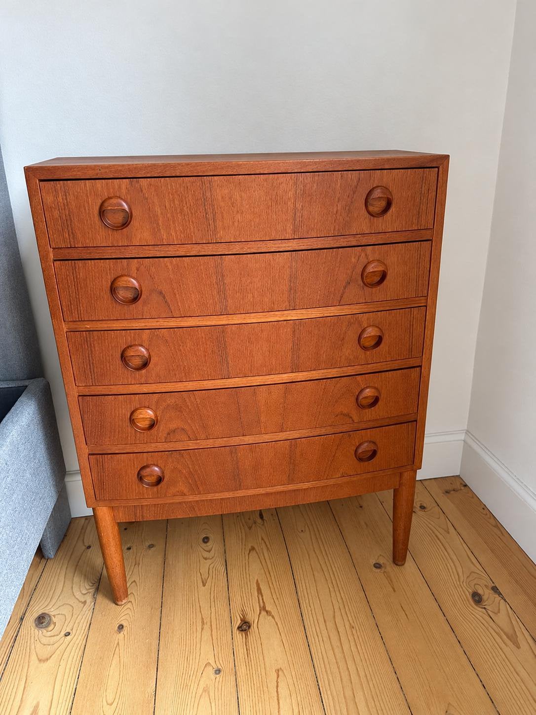 Jaren 60 vintage ladenkast, Huis en Inrichting, Ophalen, 5 laden of meer, 50 tot 100 cm, Zo goed als nieuw