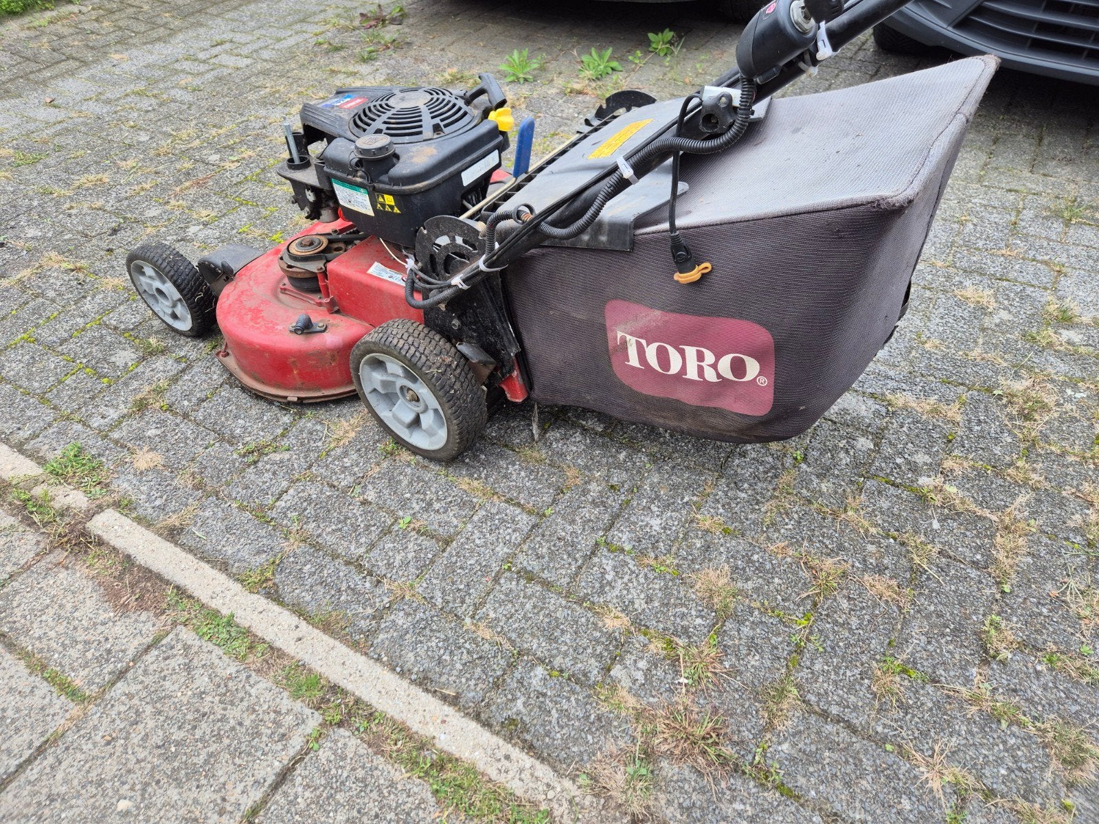 Toro Timemaster 20977 Benzine Grasmaaier met Opvangzak, Tuin en Terras, Ophalen, Cirkelmaaier, Gebruikt, Toro