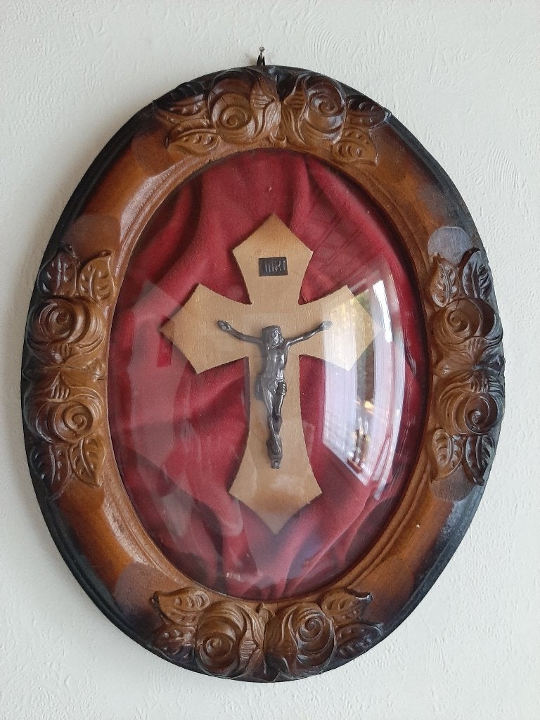 Antiek devotiekruis, Antiek en Kunst, Ophalen of Verzenden