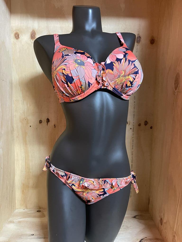 Prima donna bikini maat 75e met strik slip 42 melanesia, Kleding | Dames, Badmode en Zwemkleding, Verzenden, Nieuw, Meerkleurig