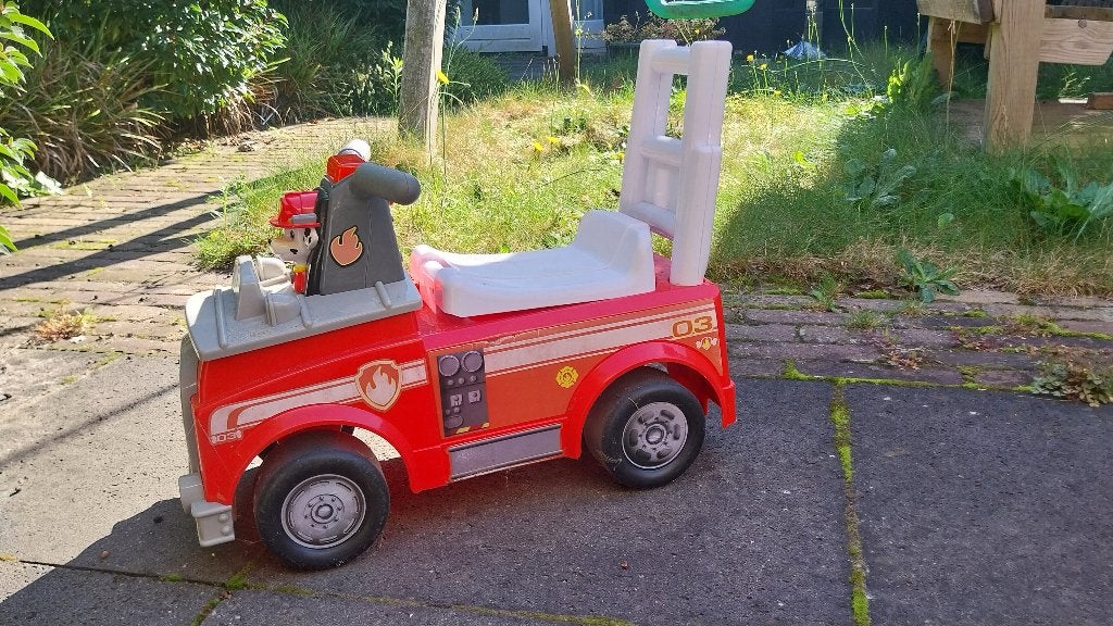 Loopauto brandweer, Ophalen, Gebruikt
