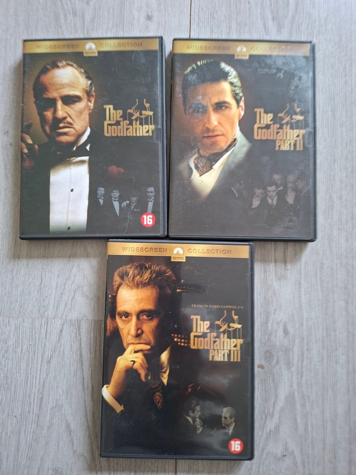 the godfather 3 dvd s 1 2 en 3, Ophalen of Verzenden, Gebruikt, Nederlands