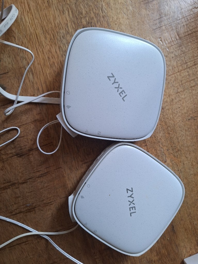 2 Zyxel WiFi versterkers / mesh routers, Computers en Software, Ophalen of Verzenden, Gebruikt, Zyxel
