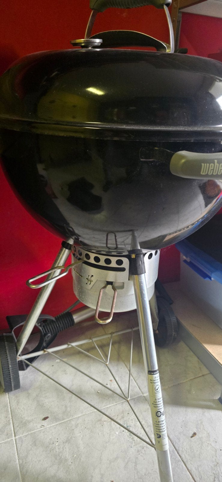 Weber Master-Touch / Original Kettle Premium 57 cm BBQ – In, Ophalen, Gebruikt, Weber