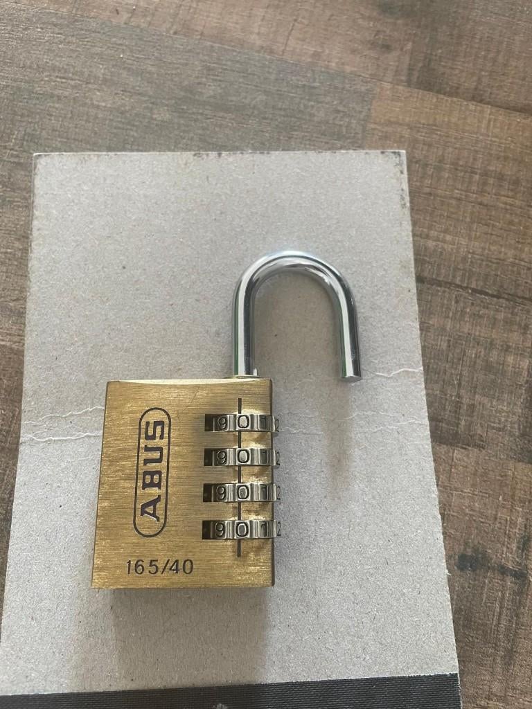 Hangslot ABUS, 4 cijferslot 165/40, Ophalen of Verzenden, Nieuw