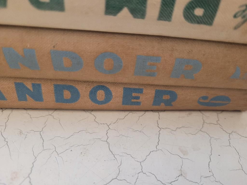 3 oude boeken Pim Pandoer, Heikant 21 Kaatsheuvel, Gebruikt, Belle Vieille Brocante, Ophalen of Verzenden