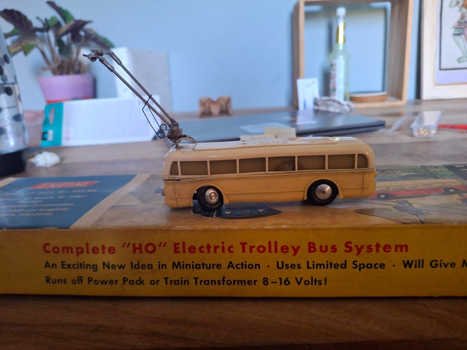 Grote set modelspoor Marklin en trolleybus, trein, wagonnen, Gebruikt, Gelijkstroom of Wisselstroom, Overige typen, Ophalen of Verzenden