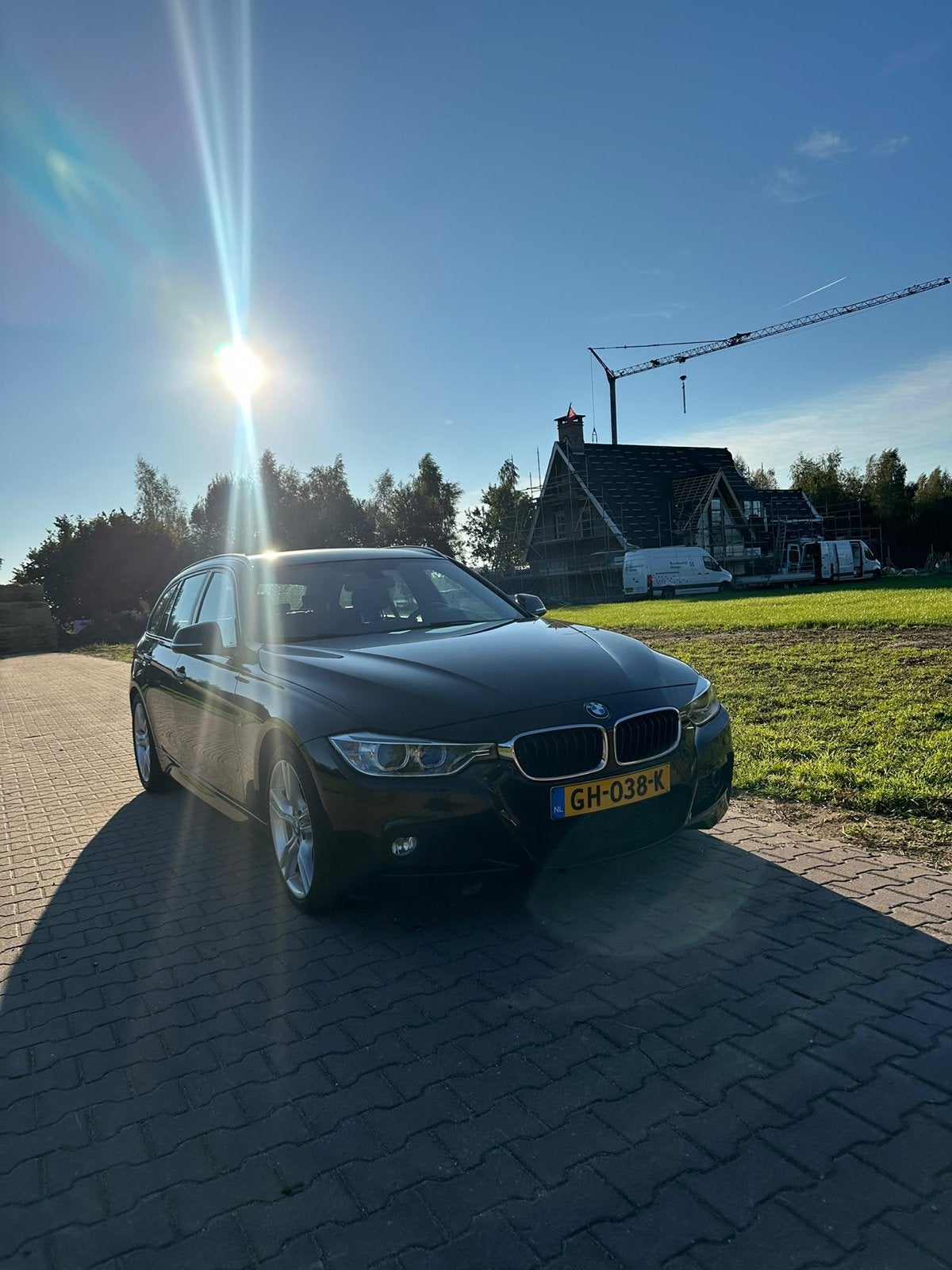 BMW 3-Serie 1.6 316I Touring AUT 2015 Zwart, Auto's, Automaat, 4 cilinders, 1445 kg, Zwart