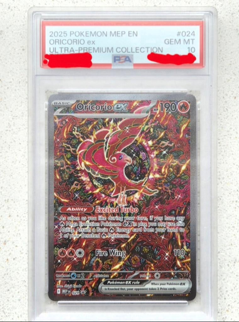 Oricorio ex UPC promo 024 Ultra Premium Collection, Ophalen of Verzenden, Nieuw, Losse kaart