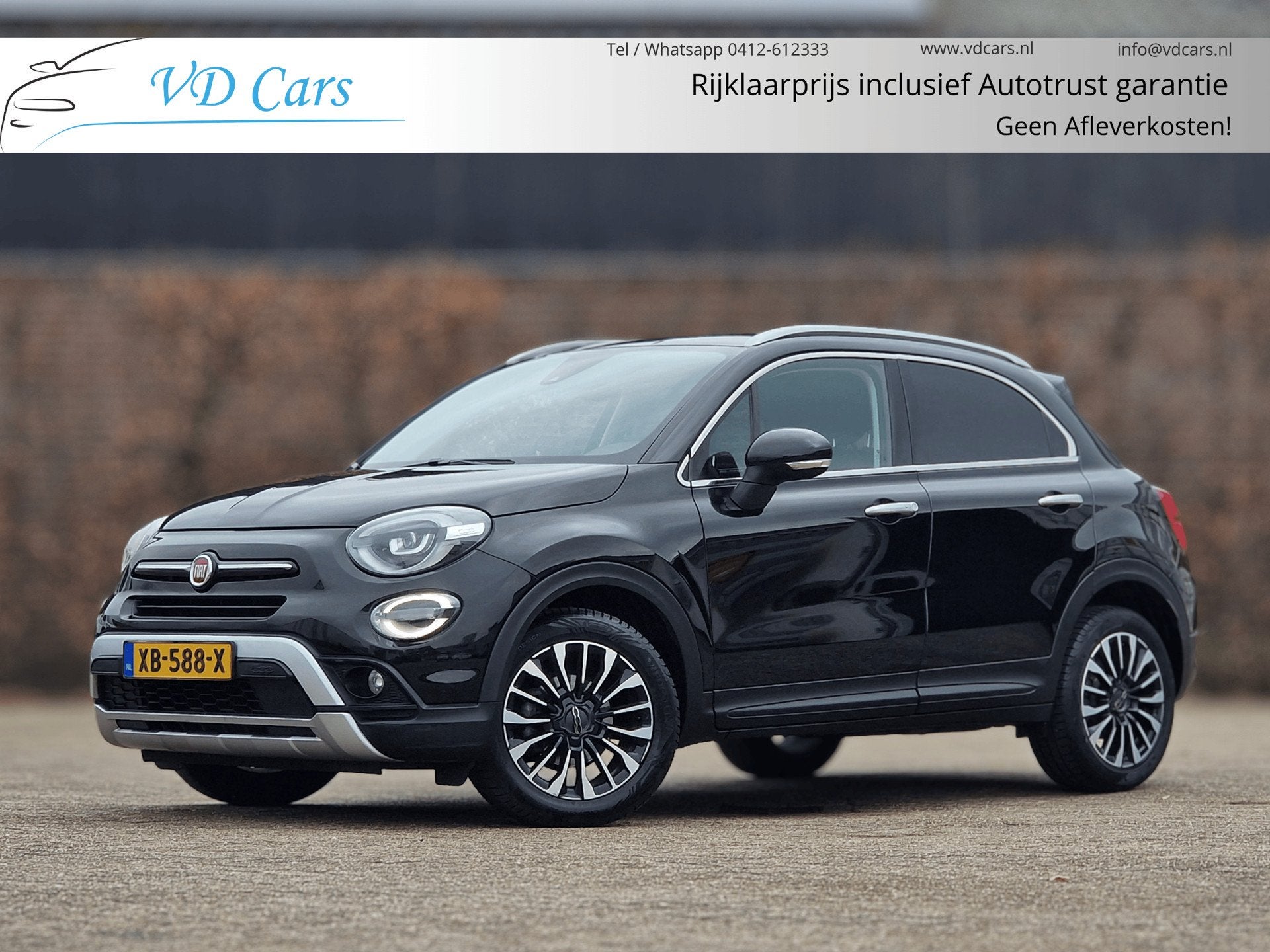 Fiat 500 X Cross 1.0 GSE City Cross Opening Edition Navigati, Auto's, Fiat, Voorwielaandrijving, Stof, Gebruikt, 500X