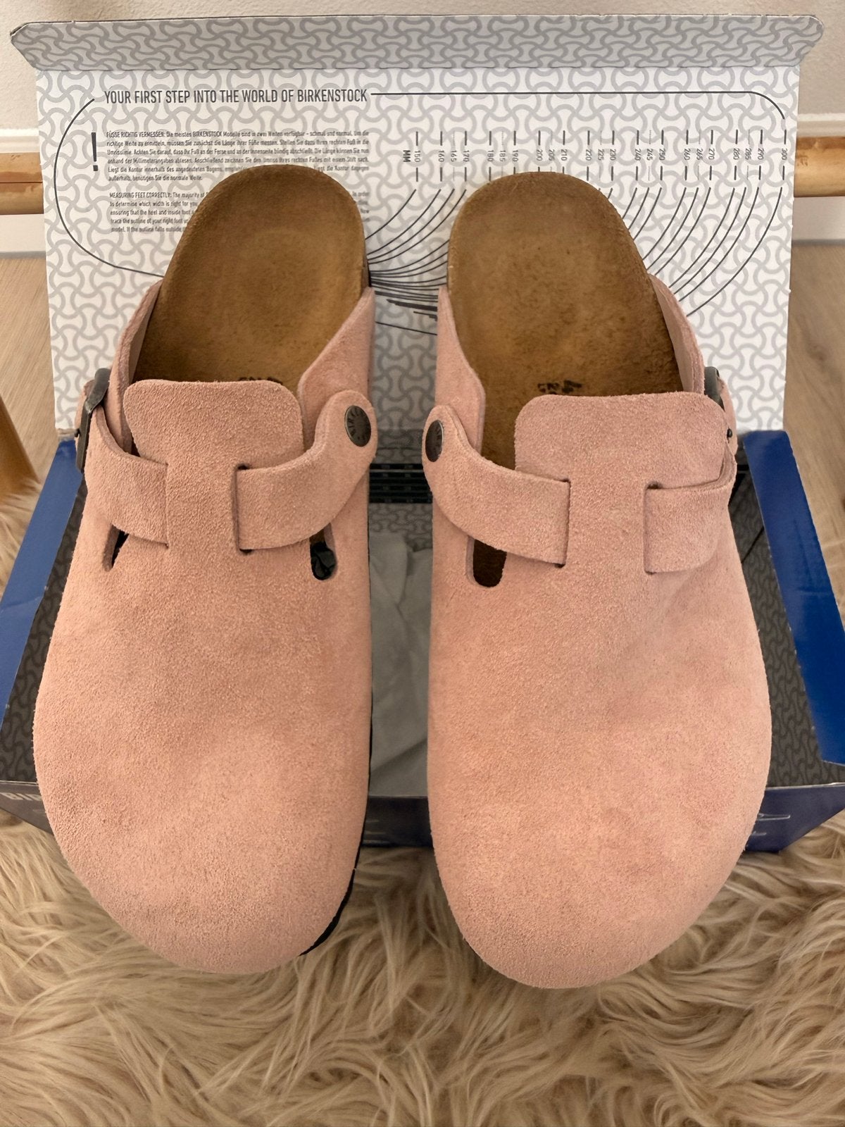Birkenstock Boston Roze Suède Klompen Maat 40 Nieuw, Ophalen of Verzenden, Nieuw, Roze, Instappers