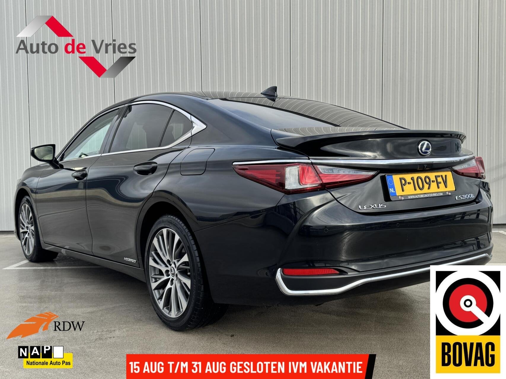 Lexus ES 300h Preference Line Business|NL-Auto, Gebruikt, 4 cilinders, 1655 kg, Zwart
