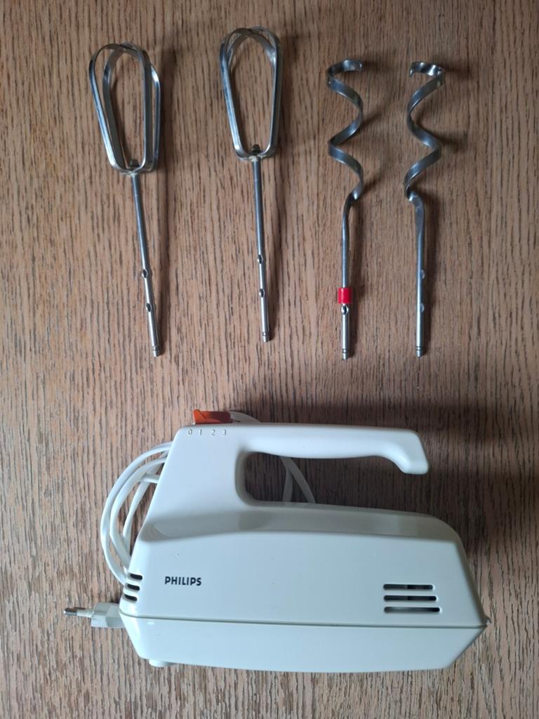 Philips Keuken Mixer met Kloppers en Deeghaken, Witgoed en Apparatuur, Keukenmixers, Minder dan 1 liter, Ophalen of Verzenden