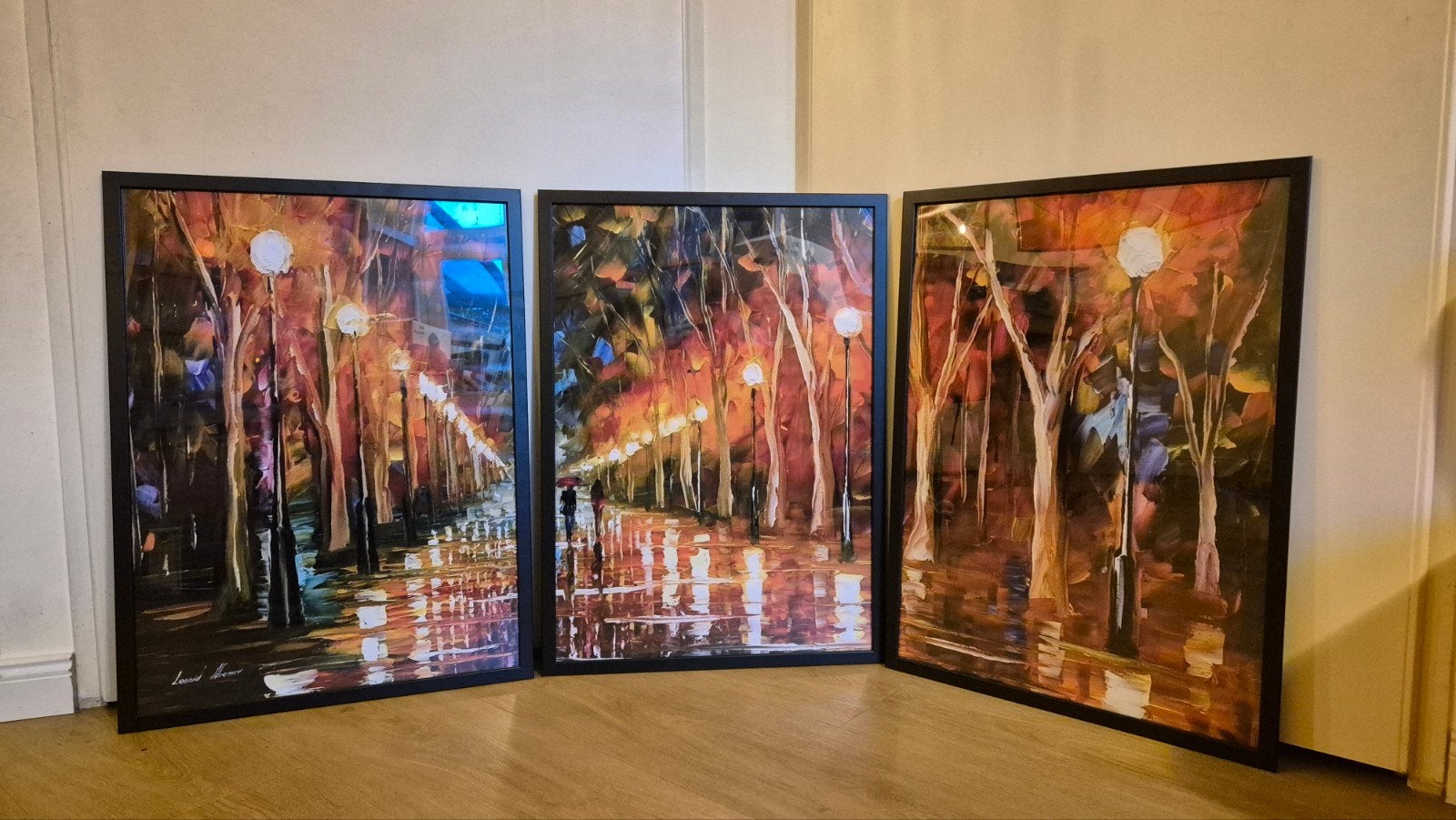 3x IKEA FISKBO Fotolijst Zwart 50x70 cm, Ophalen, Kunststof, Hangend, Fotolijst