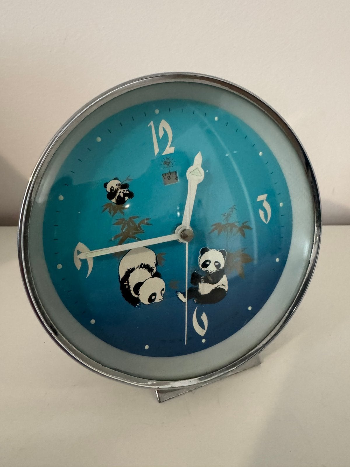 Antiek Wekker panda, Ophalen of Verzenden, Zo goed als nieuw