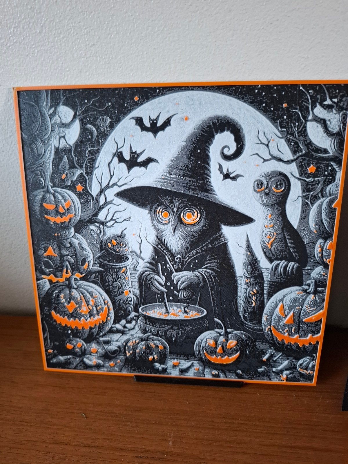 Unieke 3D-geprinte Halloween en Stitch decoratie, Antiek en Kunst, Ophalen of Verzenden