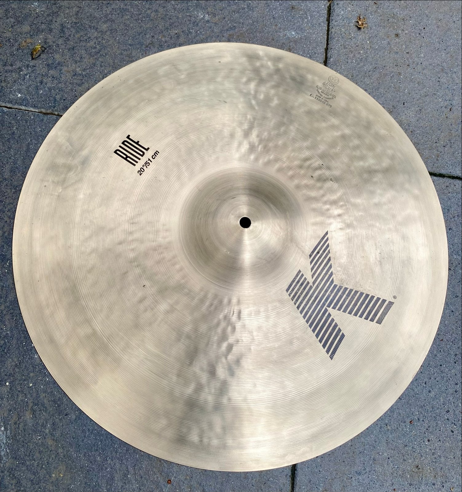Zildjian K Ride 20 inch - Zeer goede staat, Muziek en Instrumenten, Ophalen of Verzenden, Zo goed als nieuw, Overige merken