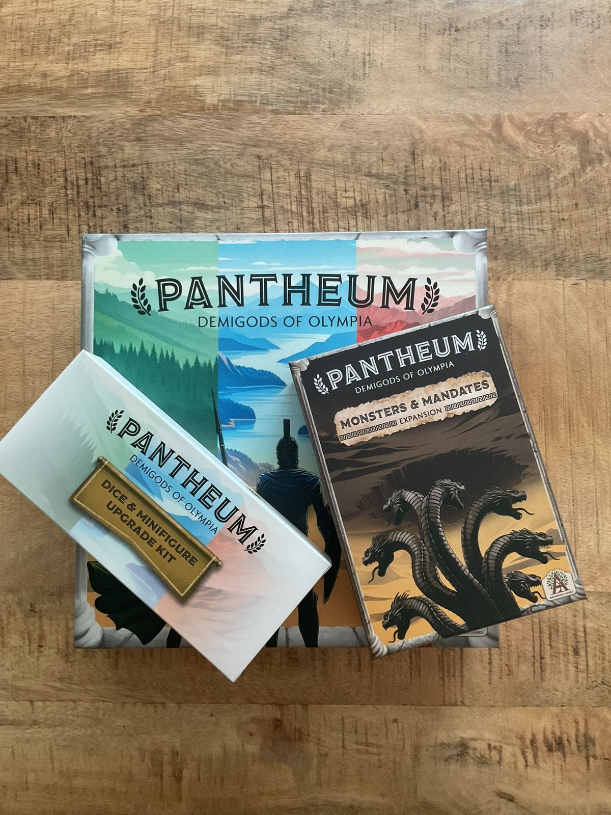 Pantheum bordspel nieuw + uitbreiding, Een of twee spelers, Ophalen of Verzenden, Nieuw