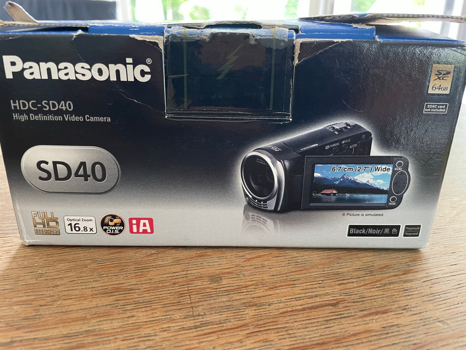 Panasonic HDC-SD40 Full HD Videocamera - Ongebruikt, Audio, Tv en Foto, Full HD, Panasonic, Nieuw, Ophalen of Verzenden